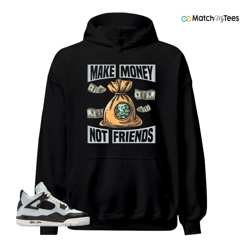 NIKE AIR JORDAN 4 RETRO PLATINUM GOLD SNEAKER Matching Tees hoodie