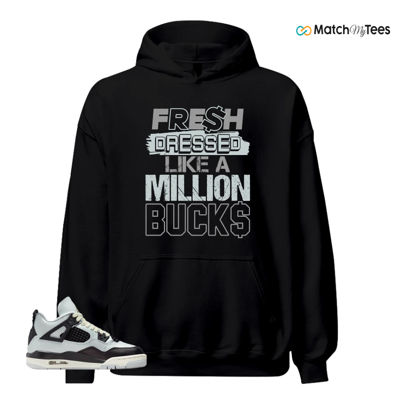 NIKE AIR JORDAN 4 RETRO PLATINUM GOLD SNEAKER Matching Tees hoodie