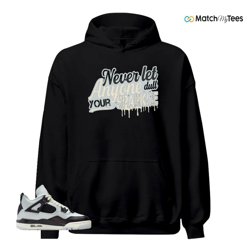 NIKE AIR JORDAN 4 RETRO PLATINUM GOLD SNEAKER Matching Tees hoodie