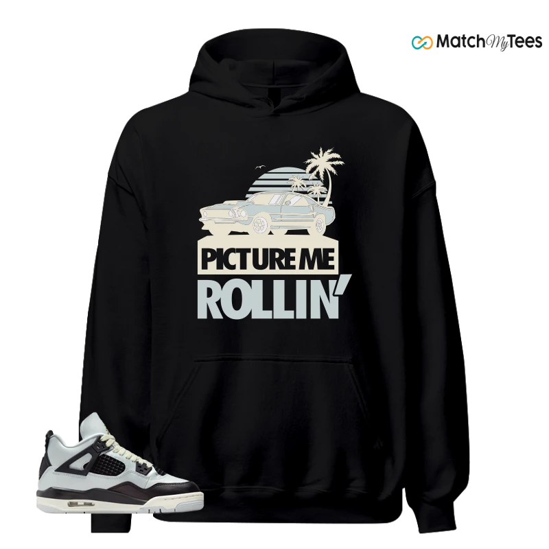 NIKE AIR JORDAN 4 RETRO PLATINUM GOLD SNEAKER Matching Tees hoodie