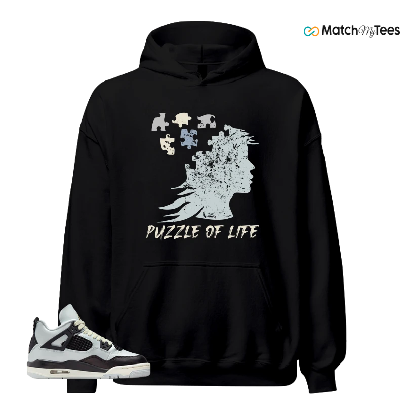 NIKE AIR JORDAN 4 RETRO PLATINUM GOLD SNEAKER Matching Tees hoodie