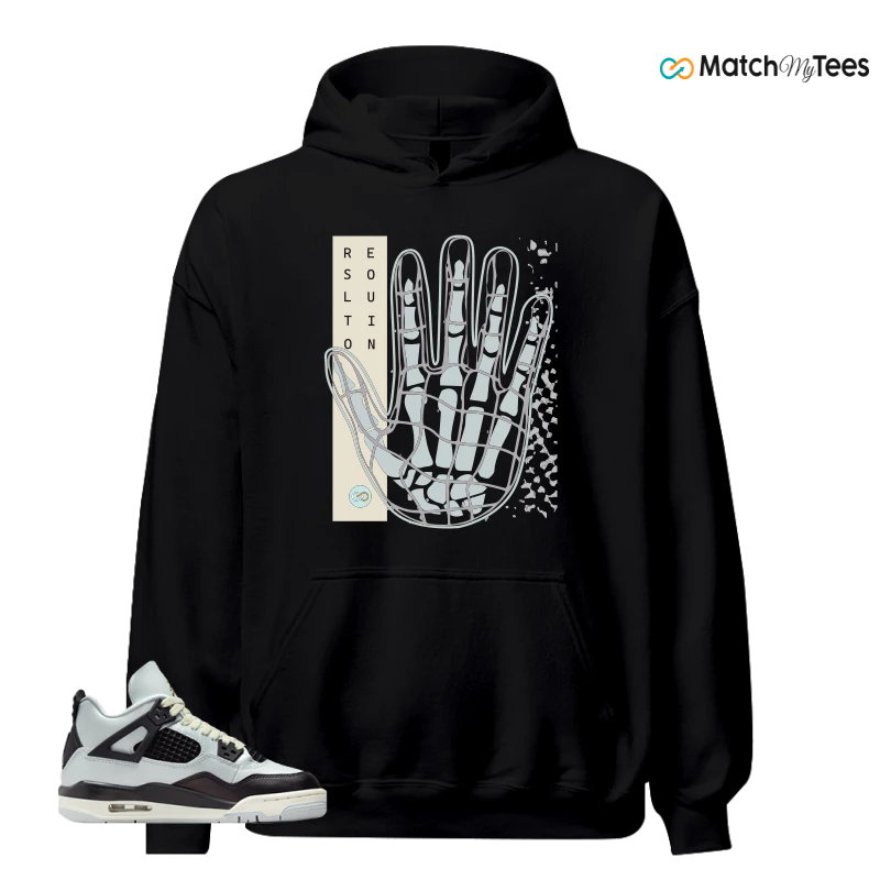 NIKE AIR JORDAN 4 RETRO PLATINUM GOLD SNEAKER Matching Tees hoodie