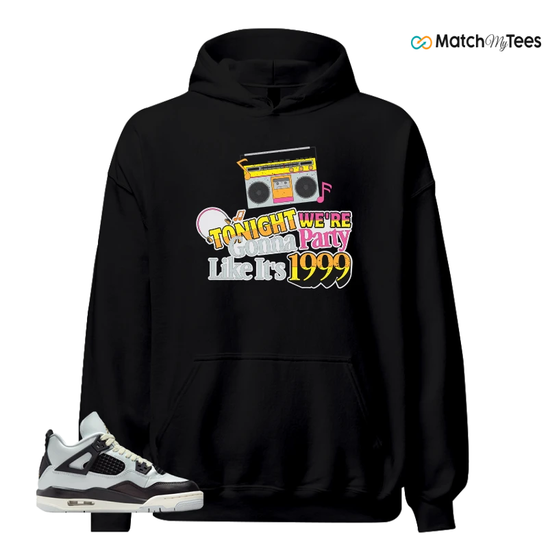 NIKE AIR JORDAN 4 RETRO PLATINUM GOLD SNEAKER Matching Tees hoodie
