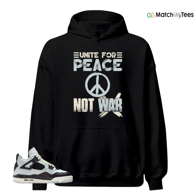 NIKE AIR JORDAN 4 RETRO PLATINUM GOLD SNEAKER Matching Tees hoodie