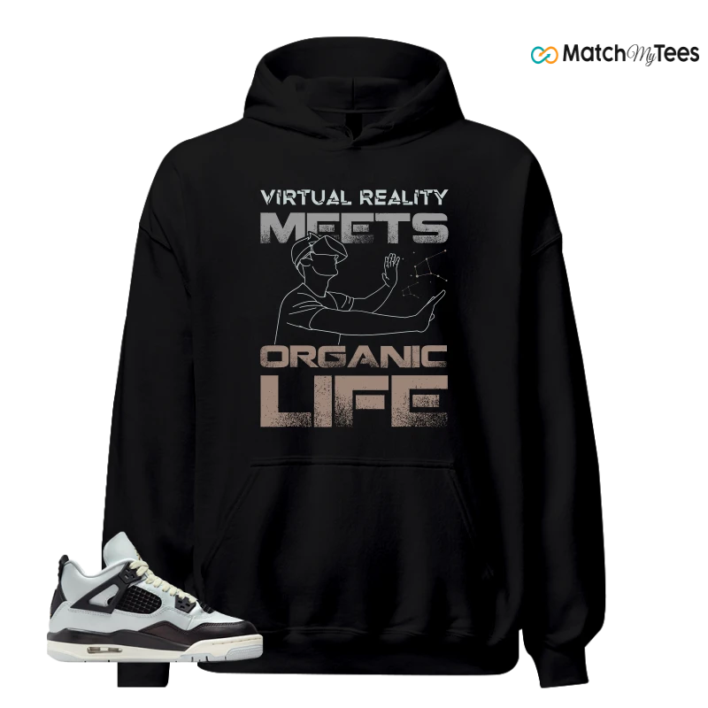 NIKE AIR JORDAN 4 RETRO PLATINUM GOLD SNEAKER Matching Tees hoodie