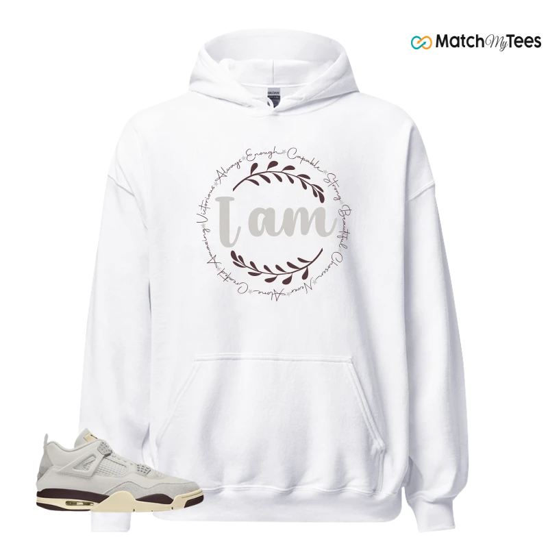 NIKE AIR JORDAN 4 RETRO X A MA MANIÉRE PHANTOM WMNS SNEAKER Matching Tees Hoodie for Men