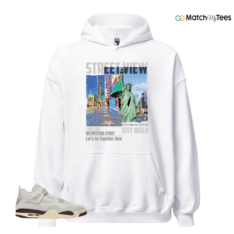 NIKE AIR JORDAN 4 RETRO X A MA MANIÉRE PHANTOM WMNS SNEAKER Matching Tees hoodie
