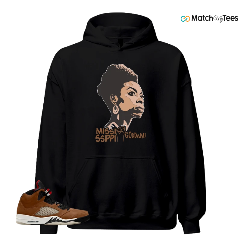 NIKE AIR JORDAN 5 ARCHAEO BROWN 2024 SNEAKER Matching Tees hoodie