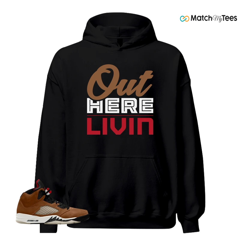 NIKE AIR JORDAN 5 ARCHAEO BROWN 2024 SNEAKER Matching Tees hoodie