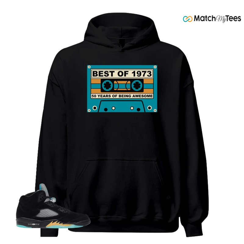 NIKE AIR JORDAN 5 RETRO AQUA SNEAKER Matching Tees hoodie