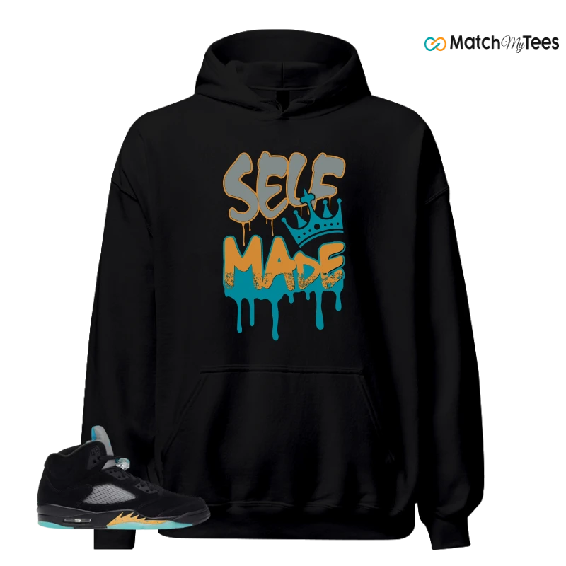 NIKE AIR JORDAN 5 RETRO AQUA SNEAKER Matching Tees hoodie