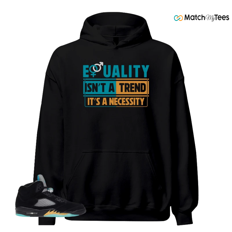 NIKE AIR JORDAN 5 RETRO AQUA SNEAKER Matching Tees hoodie
