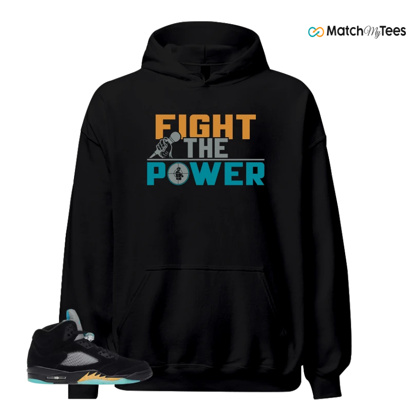 NIKE AIR JORDAN 5 RETRO AQUA SNEAKER Matching Tees hoodie
