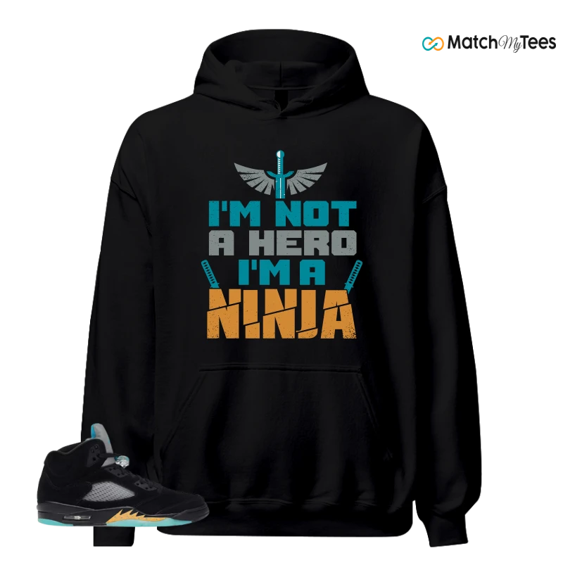 NIKE AIR JORDAN 5 RETRO AQUA SNEAKER Matching Tees hoodie