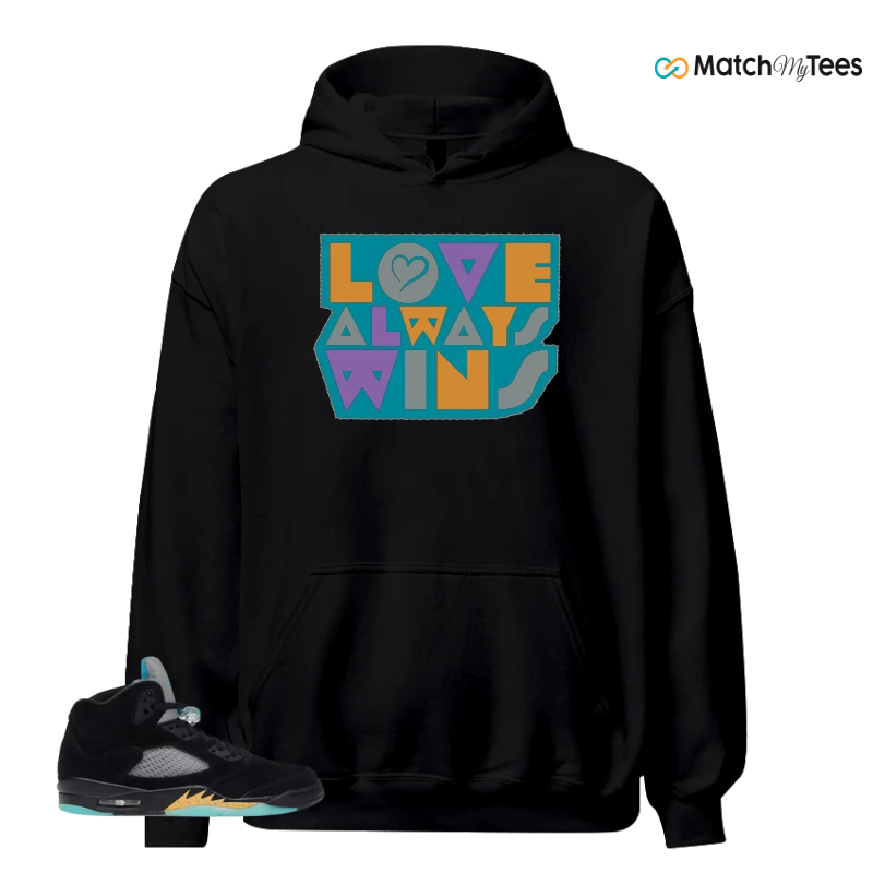 NIKE AIR JORDAN 5 RETRO AQUA SNEAKER Matching Tees hoodie