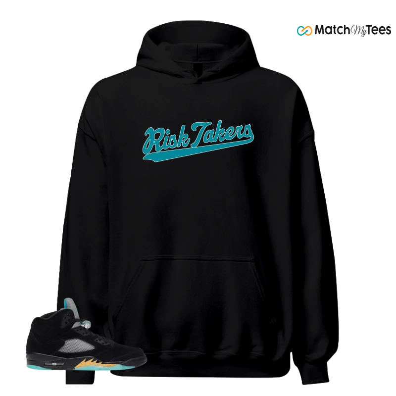 NIKE AIR JORDAN 5 RETRO AQUA SNEAKER Matching Tees hoodie
