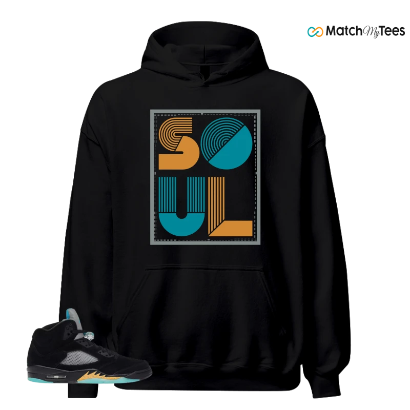 NIKE AIR JORDAN 5 RETRO AQUA SNEAKER Matching Tees hoodie