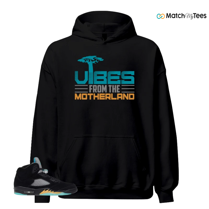 NIKE AIR JORDAN 5 RETRO AQUA SNEAKER Matching Tees hoodie