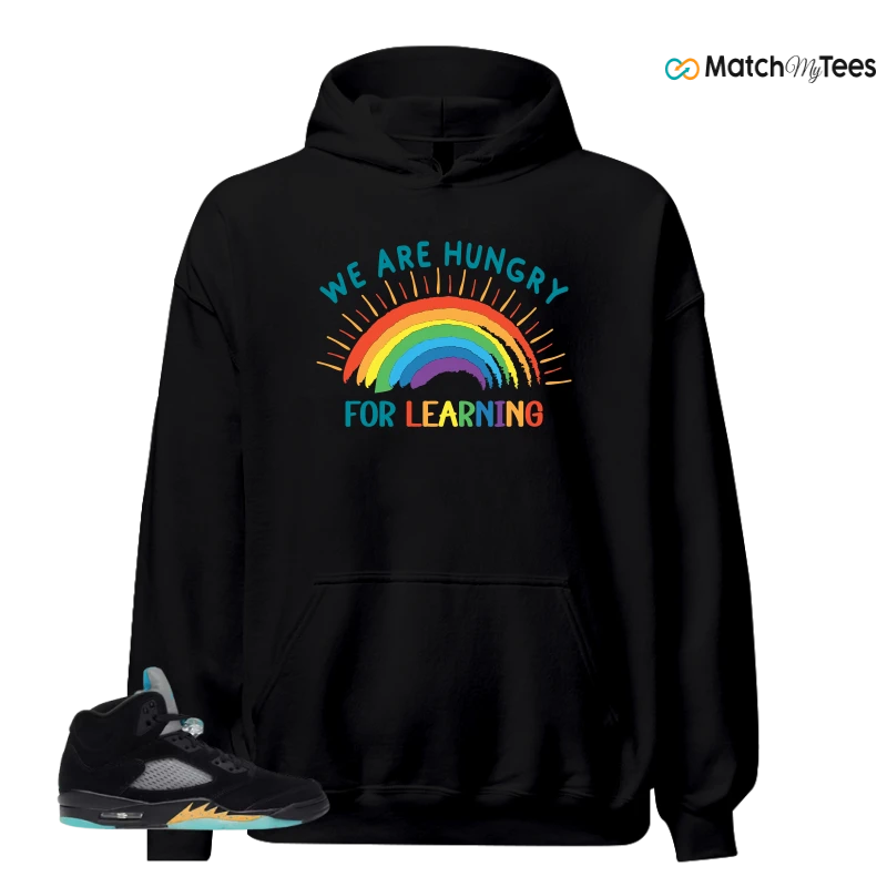 NIKE AIR JORDAN 5 RETRO AQUA SNEAKER Matching Tees hoodie