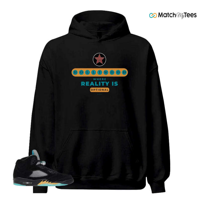 NIKE AIR JORDAN 5 RETRO AQUA SNEAKER Matching Tees hoodie