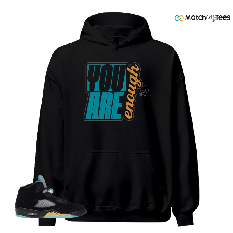 NIKE AIR JORDAN 5 RETRO AQUA SNEAKER Matching Tees hoodie