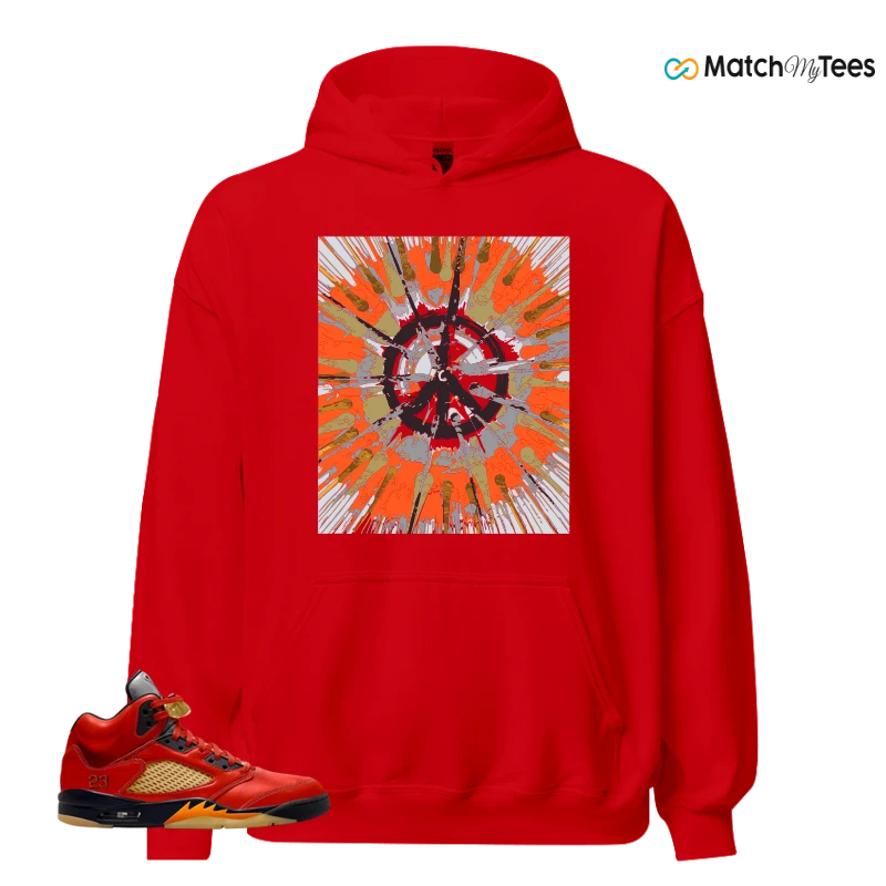 NIKE AIR JORDAN 5 RETRO DUNK ON MARS (WOMEN'S) SNEAKER Matching Tees hoodie
