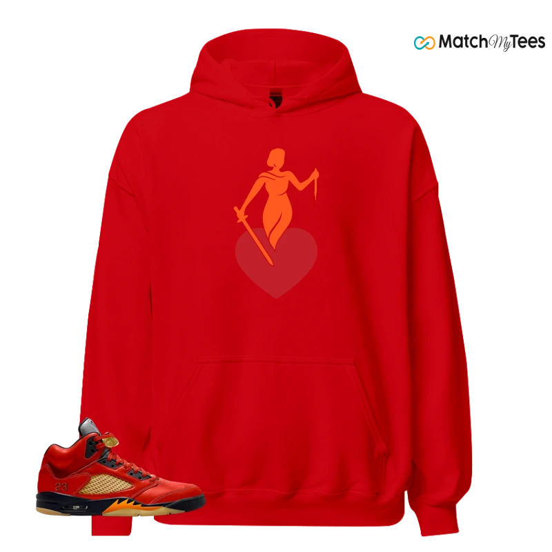 NIKE AIR JORDAN 5 RETRO DUNK ON MARS (WOMEN'S) SNEAKER Matching Tees hoodie