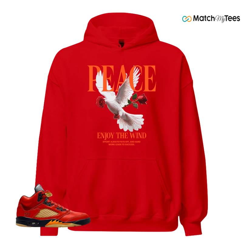 NIKE AIR JORDAN 5 RETRO DUNK ON MARS (WOMEN'S) SNEAKER Matching Tees hoodie