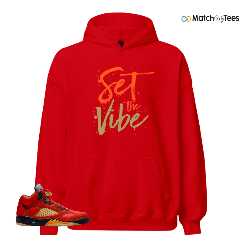 NIKE AIR JORDAN 5 RETRO DUNK ON MARS (WOMEN'S) SNEAKER Matching Tees hoodie