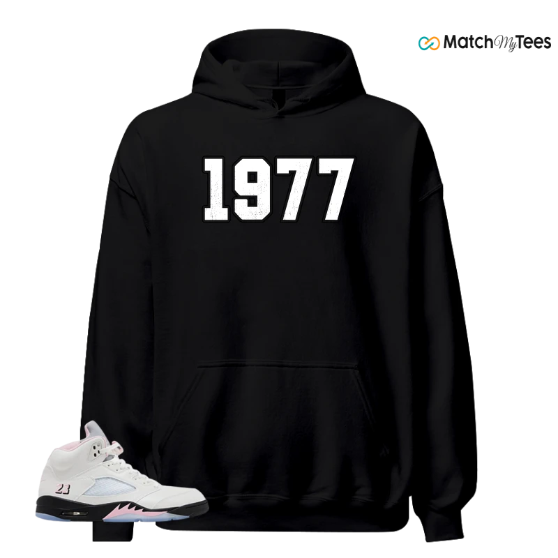 NIKE AIR JORDAN 5 RETRO MEDIUM SOFT PINK SNEAKER Matching Tees hoodie