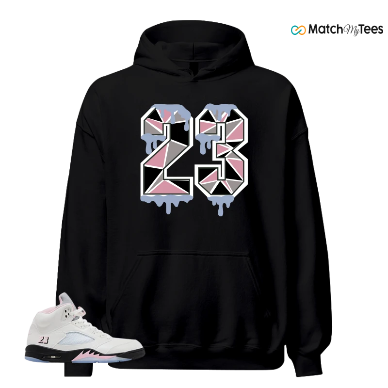 NIKE AIR JORDAN 5 RETRO MEDIUM SOFT PINK SNEAKER Matching Tees hoodie