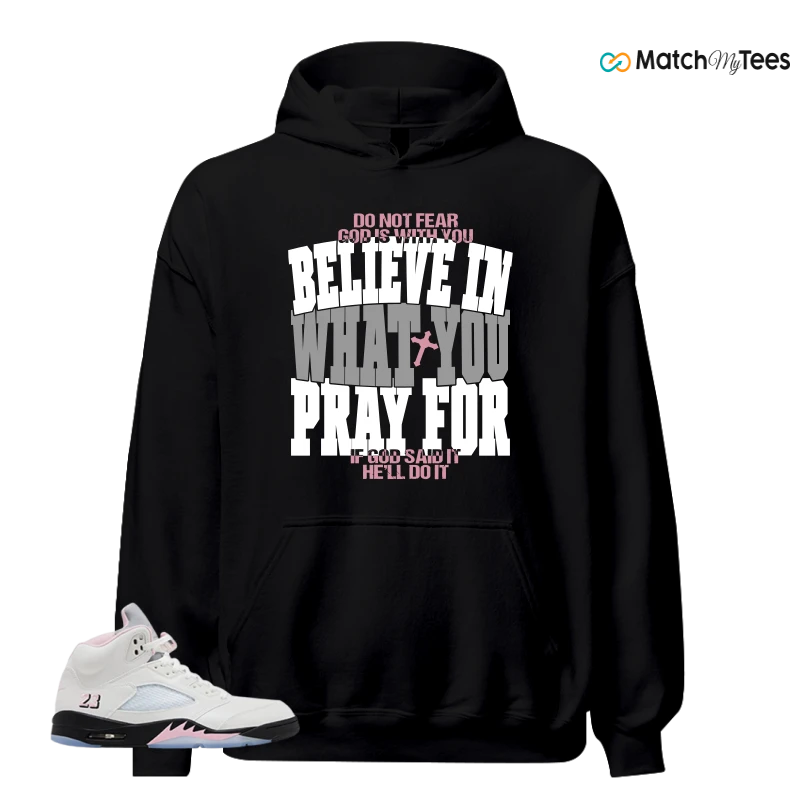NIKE AIR JORDAN 5 RETRO MEDIUM SOFT PINK SNEAKER Matching Tees hoodie