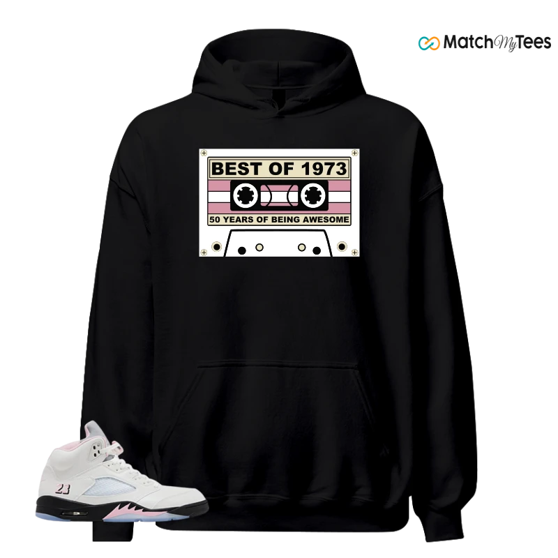 NIKE AIR JORDAN 5 RETRO MEDIUM SOFT PINK SNEAKER Matching Tees hoodie