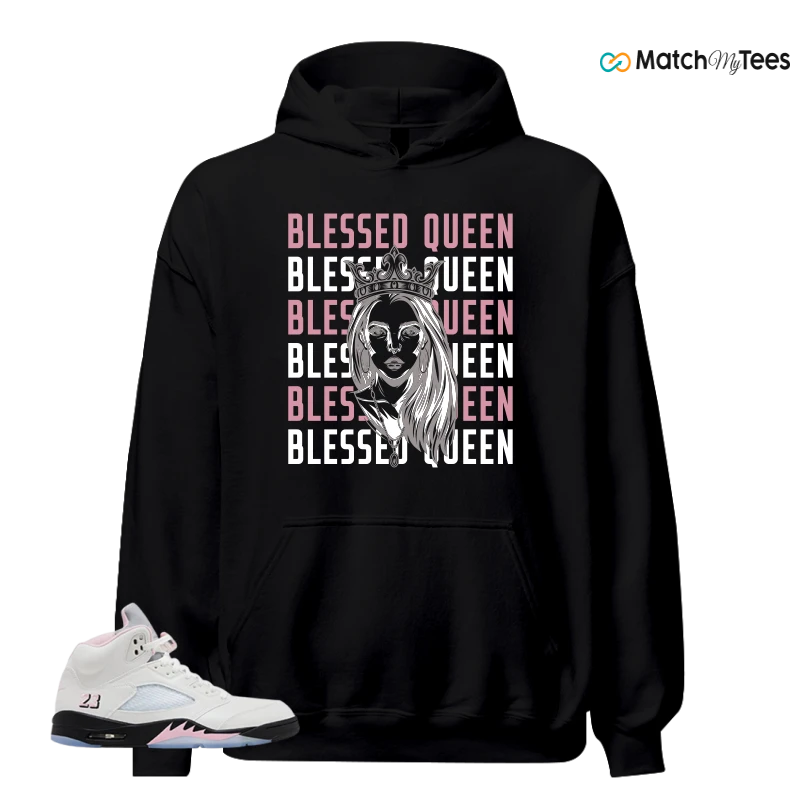 NIKE AIR JORDAN 5 RETRO MEDIUM SOFT PINK SNEAKER Matching Tees hoodie
