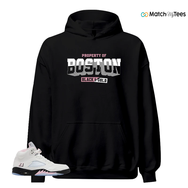 NIKE AIR JORDAN 5 RETRO MEDIUM SOFT PINK SNEAKER Matching Tees hoodie