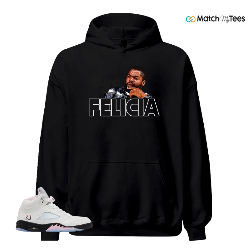 NIKE AIR JORDAN 5 RETRO MEDIUM SOFT PINK SNEAKER Matching Tees hoodie