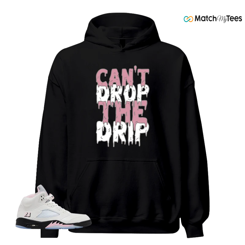 NIKE AIR JORDAN 5 RETRO MEDIUM SOFT PINK SNEAKER Matching Tees hoodie