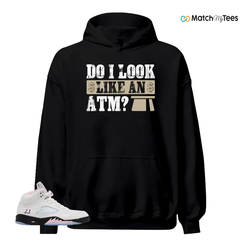 NIKE AIR JORDAN 5 RETRO MEDIUM SOFT PINK SNEAKER Matching Tees hoodie