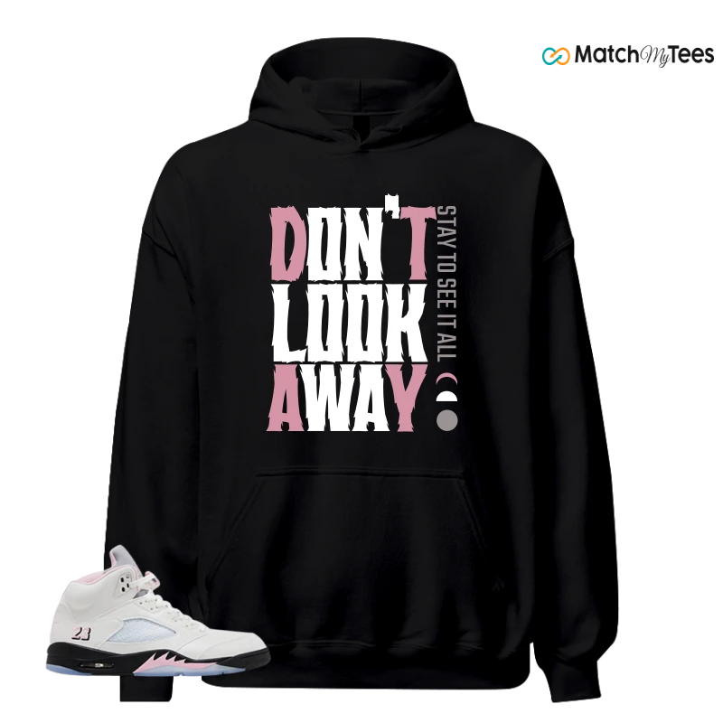 NIKE AIR JORDAN 5 RETRO MEDIUM SOFT PINK SNEAKER Matching Tees hoodie