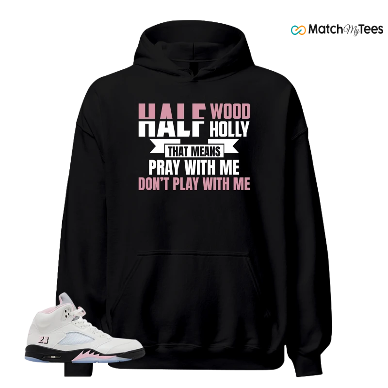 NIKE AIR JORDAN 5 RETRO MEDIUM SOFT PINK SNEAKER Matching Tees hoodie
