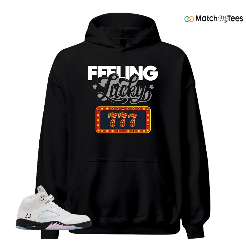 NIKE AIR JORDAN 5 RETRO MEDIUM SOFT PINK SNEAKER Matching Tees hoodie