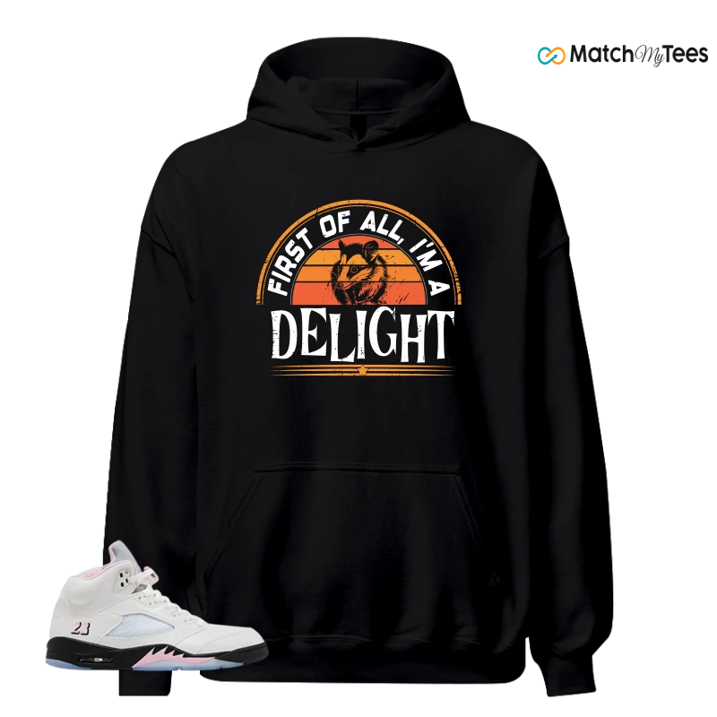 NIKE AIR JORDAN 5 RETRO MEDIUM SOFT PINK SNEAKER Matching Tees hoodie