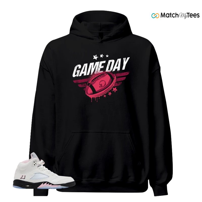 NIKE AIR JORDAN 5 RETRO MEDIUM SOFT PINK SNEAKER Matching Tees hoodie