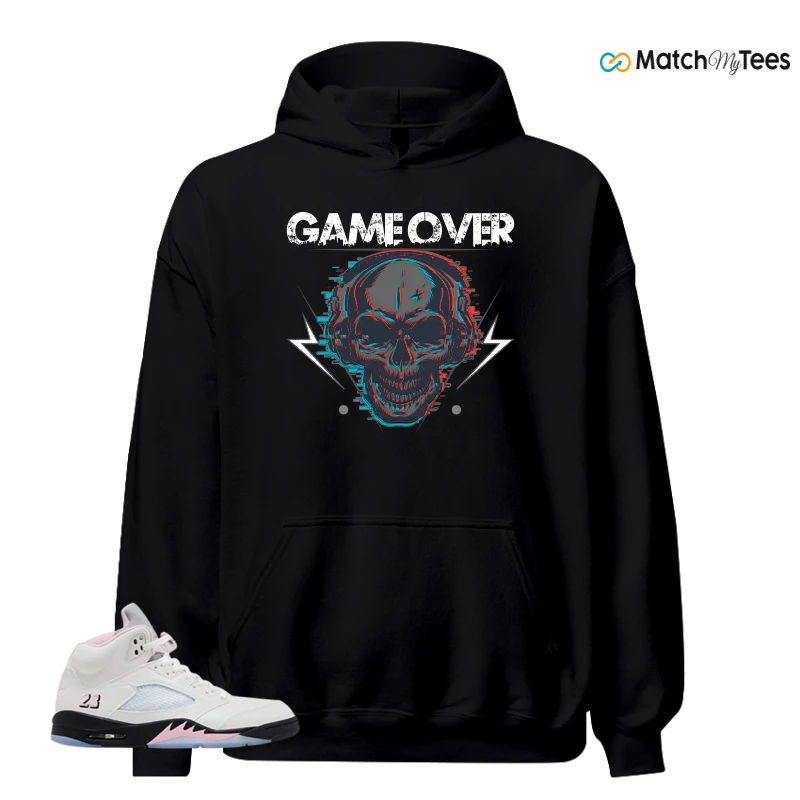 NIKE AIR JORDAN 5 RETRO MEDIUM SOFT PINK SNEAKER Matching Tees hoodie