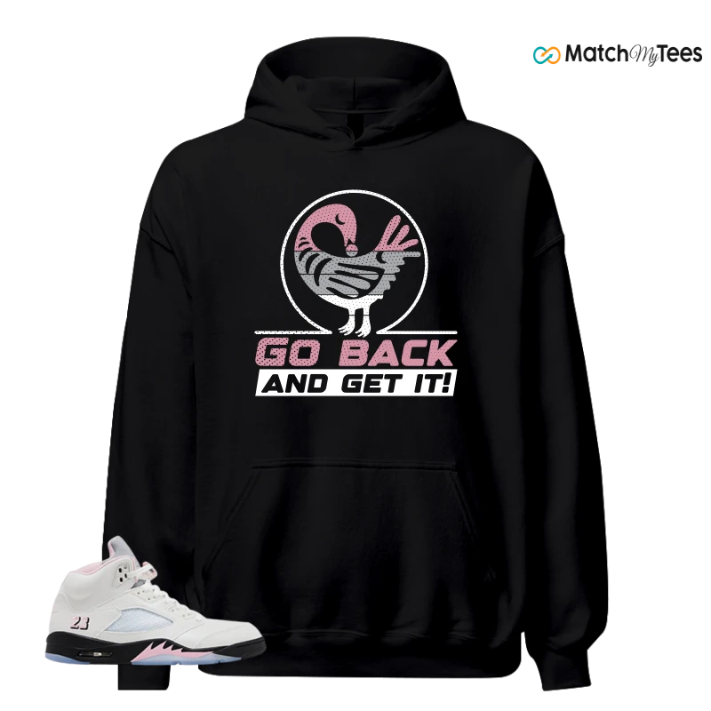 NIKE AIR JORDAN 5 RETRO MEDIUM SOFT PINK SNEAKER Matching Tees hoodie