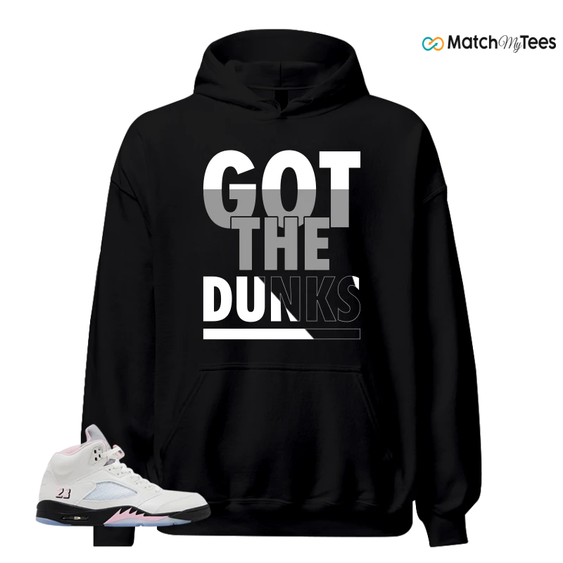 NIKE AIR JORDAN 5 RETRO MEDIUM SOFT PINK SNEAKER Matching Tees hoodie