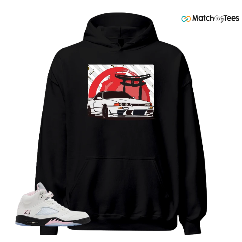 NIKE AIR JORDAN 5 RETRO MEDIUM SOFT PINK SNEAKER Matching Tees hoodie