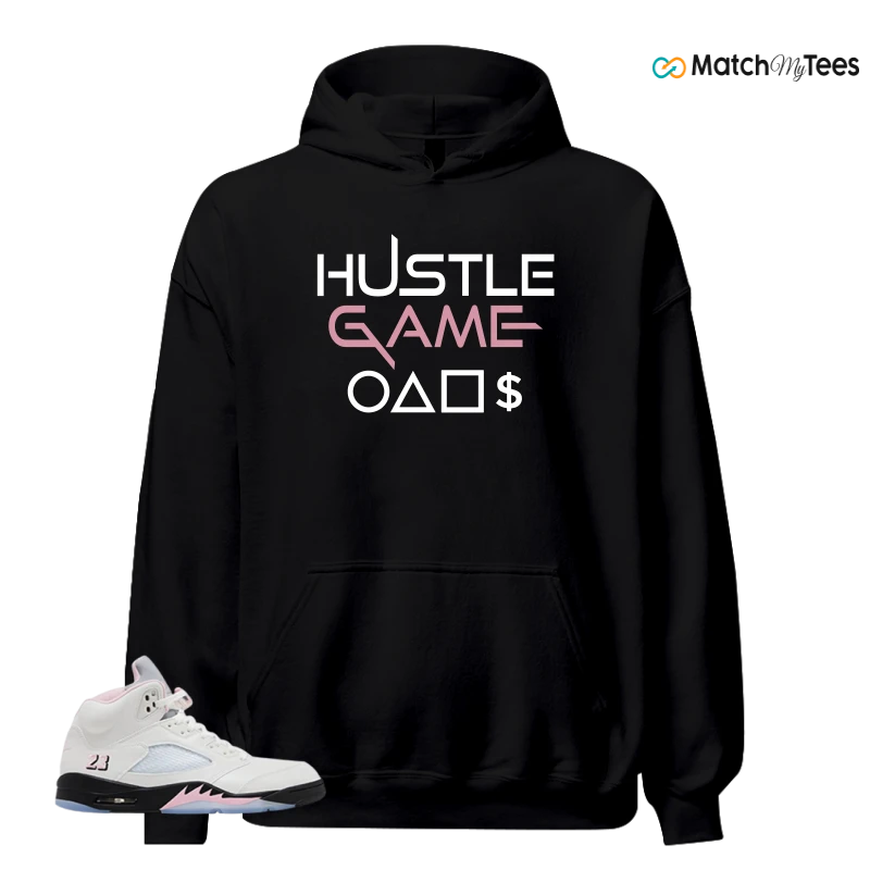 NIKE AIR JORDAN 5 RETRO MEDIUM SOFT PINK SNEAKER Matching Tees hoodie