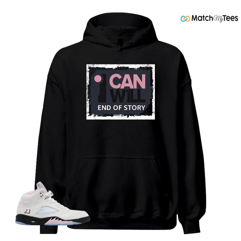 NIKE AIR JORDAN 5 RETRO MEDIUM SOFT PINK SNEAKER Matching Tees hoodie