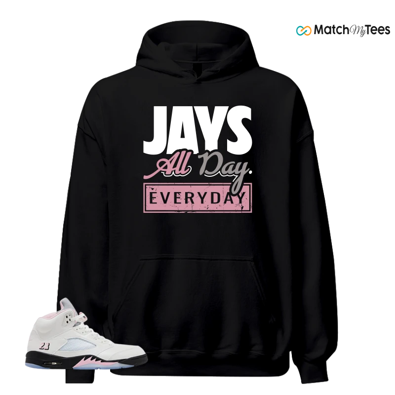 NIKE AIR JORDAN 5 RETRO MEDIUM SOFT PINK SNEAKER Matching Tees hoodie